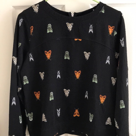 H&M Sweaters - Moth printed top